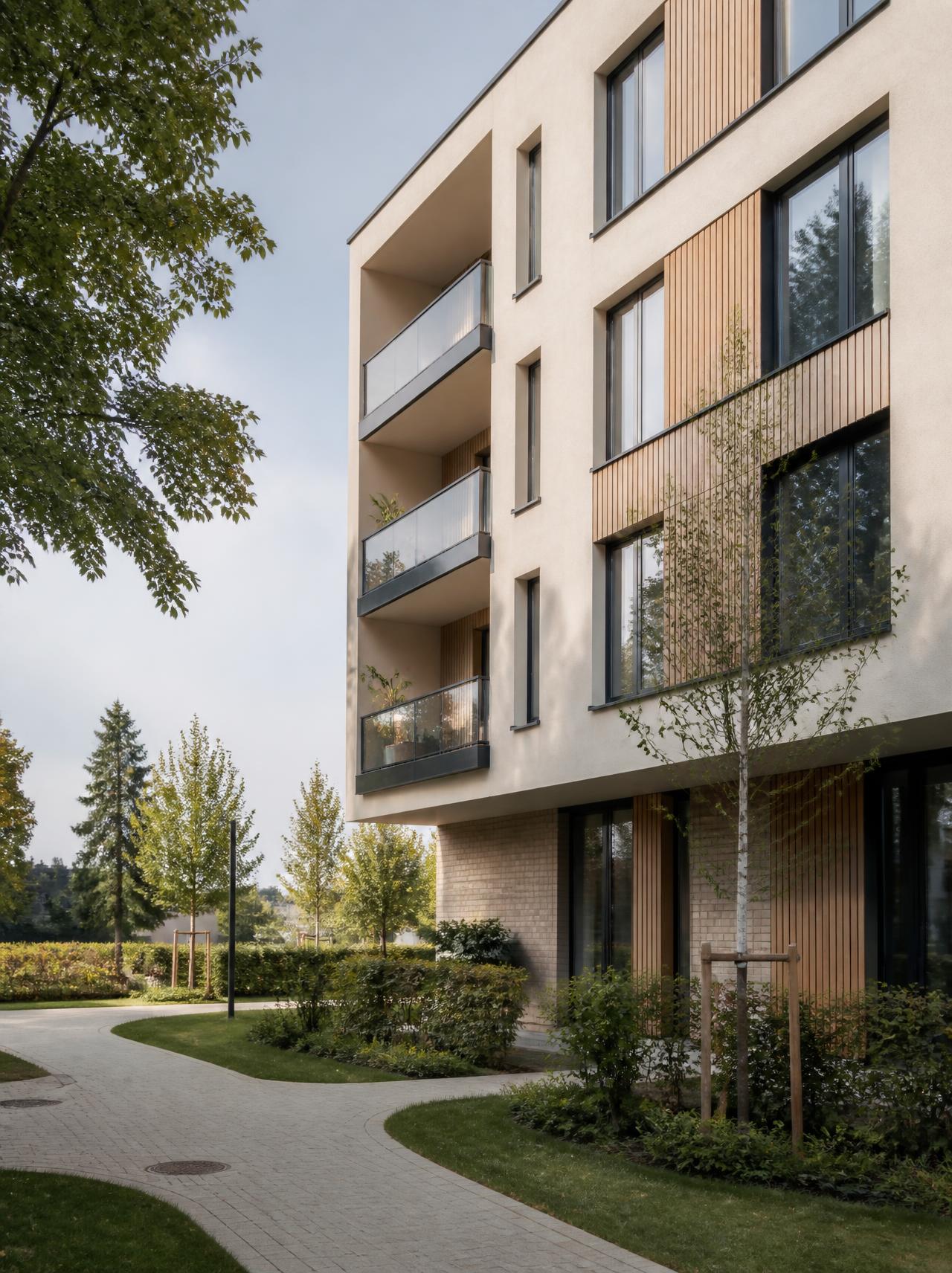 Modern sustainable residential building in Mārupe, Latvia